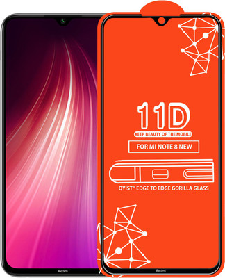 Qyist Edge To Edge Tempered Glass for Redmi Note 8 New(Pack of 1)