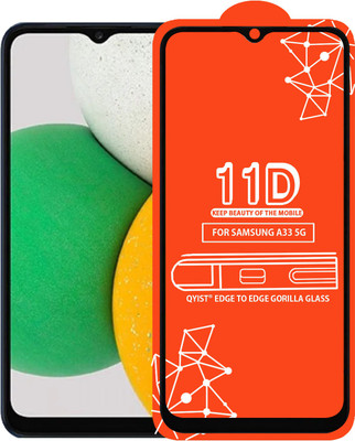Qyist Edge To Edge Tempered Glass for Samsung Galaxy A33 5G(Pack of 1)