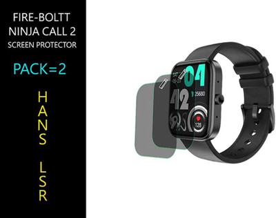 HANS LSR Screen Guard for FIRE-BOLTT NINJA CALL 2(Pack of 2)