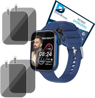 DDICKON Screen Guard for Fire-Boltt Ring 3 Bluetooth Tempered Glass(Pack of 4)