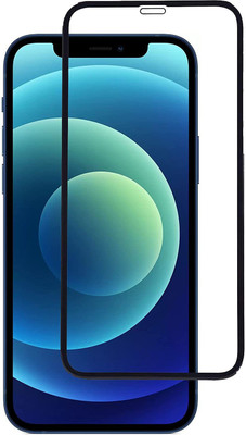 O2MG Edge To Edge Tempered Glass for APPLE iPhone 12(Pack of 1)