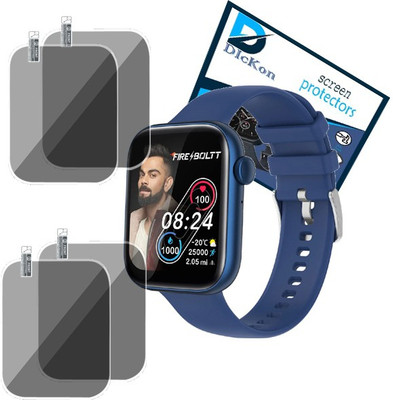 DDICKON Screen Guard for Fire-Boltt Ring 3 Bluetooth Smartwatch Screen Glass(Pack of 4)