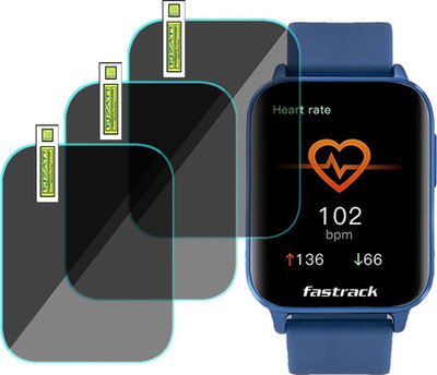 EJZATI Screen Guard for Fastrack Reflex Curv SmartWatch(Pack of 3)