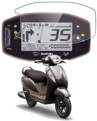 CEASE PROTECTOR Edge To Edge Tempered Glass for Speedometer of Suzuki Access (Company Fitted Ultra Clear Screen Guard Glass Compatible with Bike/Scooty)[1](Pack of 1)