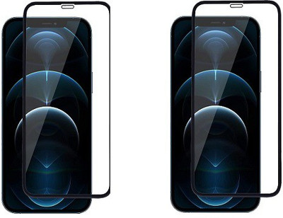 NIMMIKA ENTERPRISES Tempered Glass Guard for Apple iphone 12 Pro Max D+ Tempered Glass(Pack of 2)