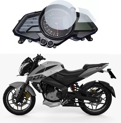 CEASE PROTECTOR Edge To Edge Tempered Glass for Speedometer of Bajaj Pulser 200NS (Company Fitted Ultra Clear Screen Guard Glass Compatible with Bike/Scooty)[1](Pack of 1)