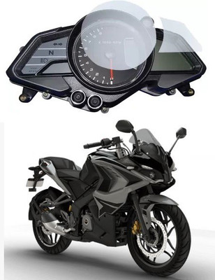 CEASE PROTECTOR Edge To Edge Tempered Glass for Speedometer of Bajaj Pulser RS 200 (Company Fitted Ultra Clear Screen Guard Glass Compatible with Bike/Scooty)[1](Pack of 1)