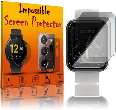 FCS Edge To Edge Screen Guard for Realme Watch 2(Pack of 3)