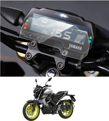 CEASE PROTECTOR Edge To Edge Tempered Glass for Speedometer of Yamaha MT-15 (Company Fitted Ultra Clear Screen Guard Glass Compatible with Bike/Scooty)[1](Pack of 1)