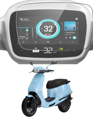 KACA Front and Back Tempered Glass for Speedometer of OLA S1 Pro (Company Fitted Ultra Clear Screen Guard Glass Compatible with Bike/Scooty)[2](Pack of 2)