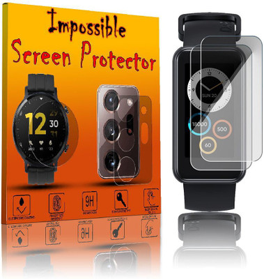 FCS Edge To Edge Screen Guard for Realme Band 2(Pack of 2)