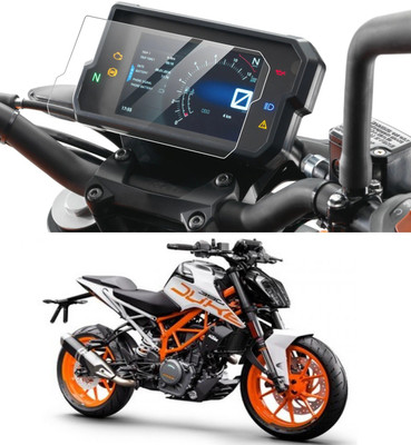 CEASE PROTECTOR Screen Guard for Speedometer of KTM Duke 390 2017+ (Company Fitted Ultra Clear Screen Guard Glass Compatible with Bike/Scooty)[2](Pack of 2)