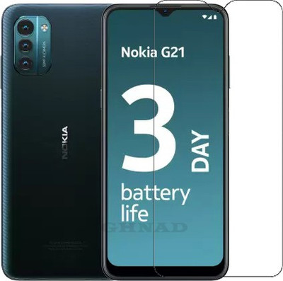 VIGHNAD Tempered Glass Guard for Nokia G21(Pack of 1)