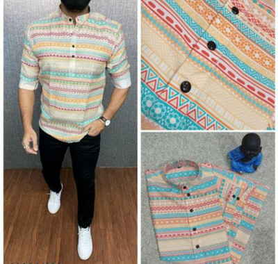 jyot creation Men Printed Casual Multicolor Shirt