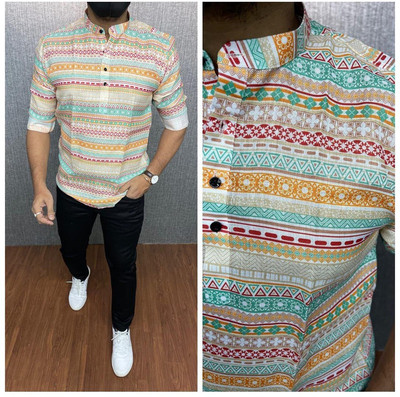 jyot creation Men Printed Casual Multicolor Shirt