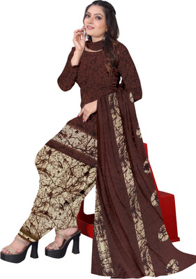 DnVeens Crepe Printed Salwar Suit Material