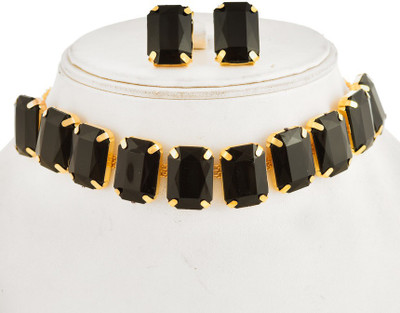 GEODE DELIGHT Zinc Black, Gold Jewellery Set(Pack of 3)