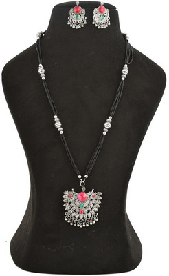 GEODE DELIGHT Zinc Multicolor Jewellery Set(Pack of 3)