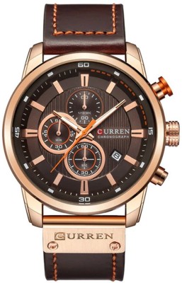 Curren Curren Oroginal Watch Top Brand Man Watches with Chronograph Sport Waterproof Clock Man Watches Military Luxury Men's Watch Analog Quartz Analog Watch  - For Men