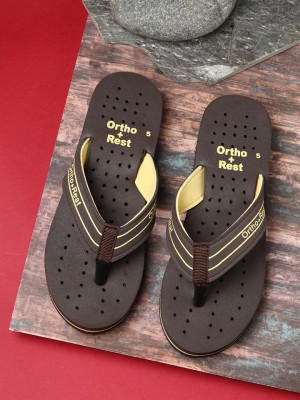 Ortho + Rest Women Extra Soft Ortho Slipper For Women, Orthopedic Doctor Footwear Chappal For Home Daily Use Slippers(Brown , 4)