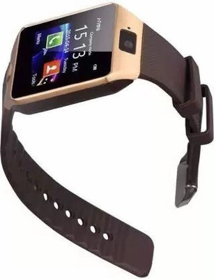 NKL Stylish Look Men Smart Android Watch Smartwatch(Brown Strap, FREE)