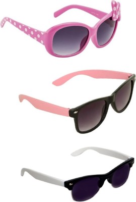 UZAK Wayfarer Sunglasses(For Boys & Girls, Grey)
