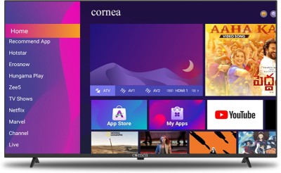 View CORNEA Bezelless 110 cm (43 inch) Full HD LED Smart Android TV(43CORFLS05)  Price Online