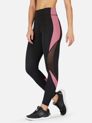 IMPERATIVE by NEU LOOK Color Block Women Black Tights