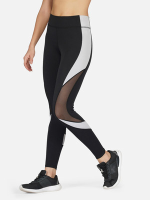 IMPERATIVE by NEU LOOK Color Block Women Black Tights