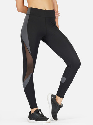 IMPERATIVE by NEU LOOK Color Block Women Black Tights