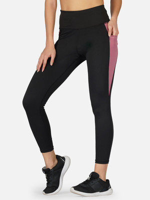 IMPERATIVE by NEU LOOK Color Block Women Black Tights