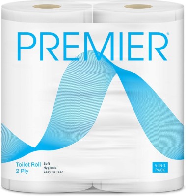 Premier Tissues india Limited PREMIER TOILET ROLL 4IN1 2 PLY Toilet Paper Roll(2 Ply, 320 Sheets)