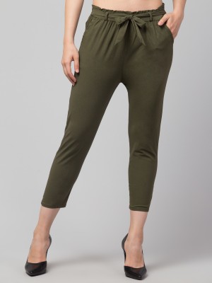 MRK FASHION Regular Fit Women Green Trousers