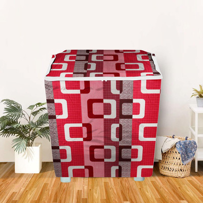 ANSH Semi-Automatic Washing Machine  Cover(Width: 55 cm, Red)