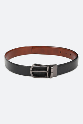 VAN HEUSEN Men Casual Brown Genuine Leather Reversible Belt
