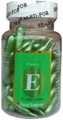 JANOST Vitamin E Capsules Facial Oil, 60 Soft Gel Capsules(60 g)