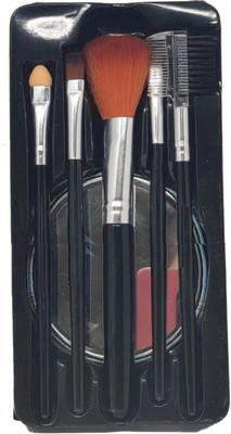 Emijun Soft Synthetic Bristles for Face ,makeup Application(Pack of 5)