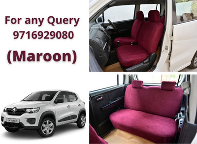 Atist Cotton Car Seat Cover For Renault Kwid(5 Seater)