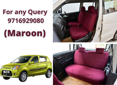 Chiefride Cotton Car Seat Cover For Maruti Alto K10(NA, Without Back Seat Arm Rest, 5 Seater)
