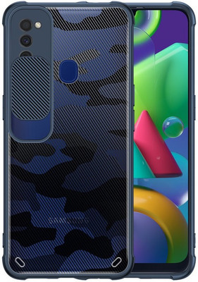 Glaslux Front & Back Case for Samsung Galaxy F41(Blue, Camera Bump Protector, Pack of: 1)