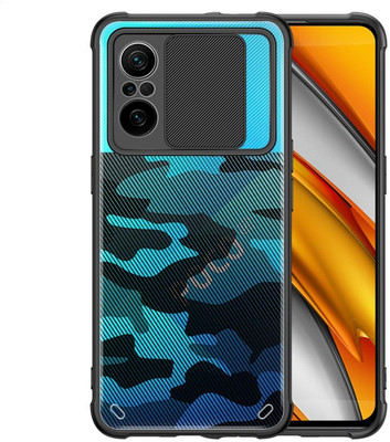 Glaslux Front & Back Case for Poco F3(Black, Camera Bump Protector, Pack of: 1)