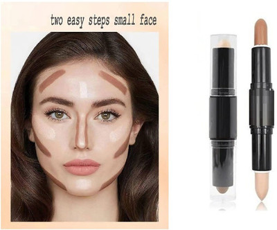 SEUNG LONG LASTING AND WATERPROOF 2 IN 1 HIGHLIGHT AND CONTOUR STICK Concealer(MULTICOLOR, 8 g)
