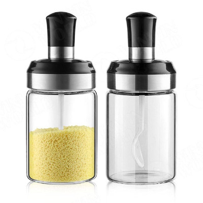 DULARIYA Glass Pickle Jar  - 250 ml(Pack of 2, Clear)