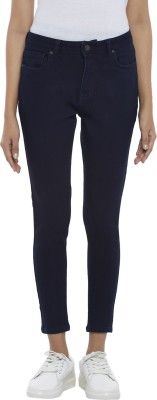 PEOPLE Skinny Women Dark Blue Jeans