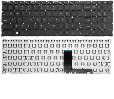 TechSio IDEAPAD 110-15IBR Internal Laptop-size Laptop Keyboard Compatible with Desktop, Laptop, Mac(Black)