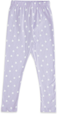 Pantaloons Junior Legging For Girls(Purple Pack of 1)