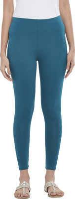 Rangmanch by Pantaloons Ankle Length Ethnic Wear Legging(Blue, Solid)