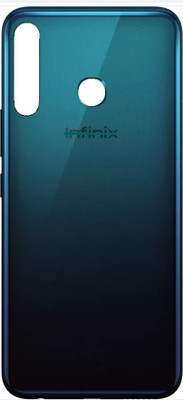 Sandreezz Infinix Hot 8 (X650C) (with Proper Logo) Back Panel(Quetzal Cyan)