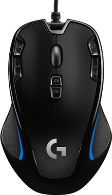 Logitech G300s /Ambidextrous Design/Programmable Lighting/Frictionless Base,upto 2500 DPI Wired Optical Gaming Mouse (USB 2.0, Black) For Rs. 699 @ 70 %