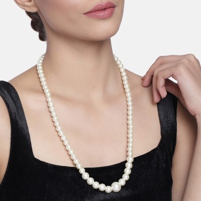 Estele NA Pearl Gold-plated Plated Alloy Necklace